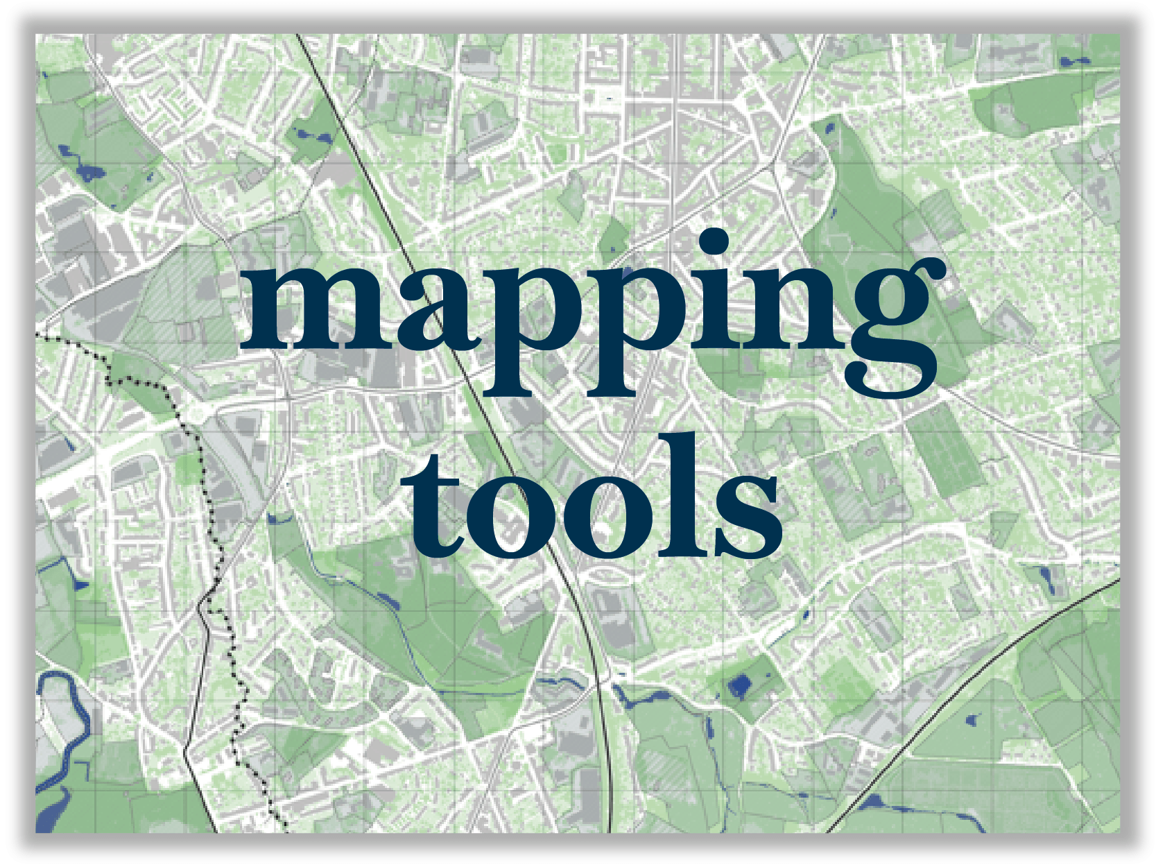 mapping tools, Université Libre de Bruxelles ULB, master specialization in urbanism